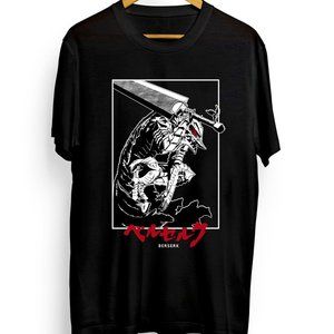Unisex Berserk T-Shirt,Guts,Anime,Guts,cartoon portrait,Manga,berserk gift